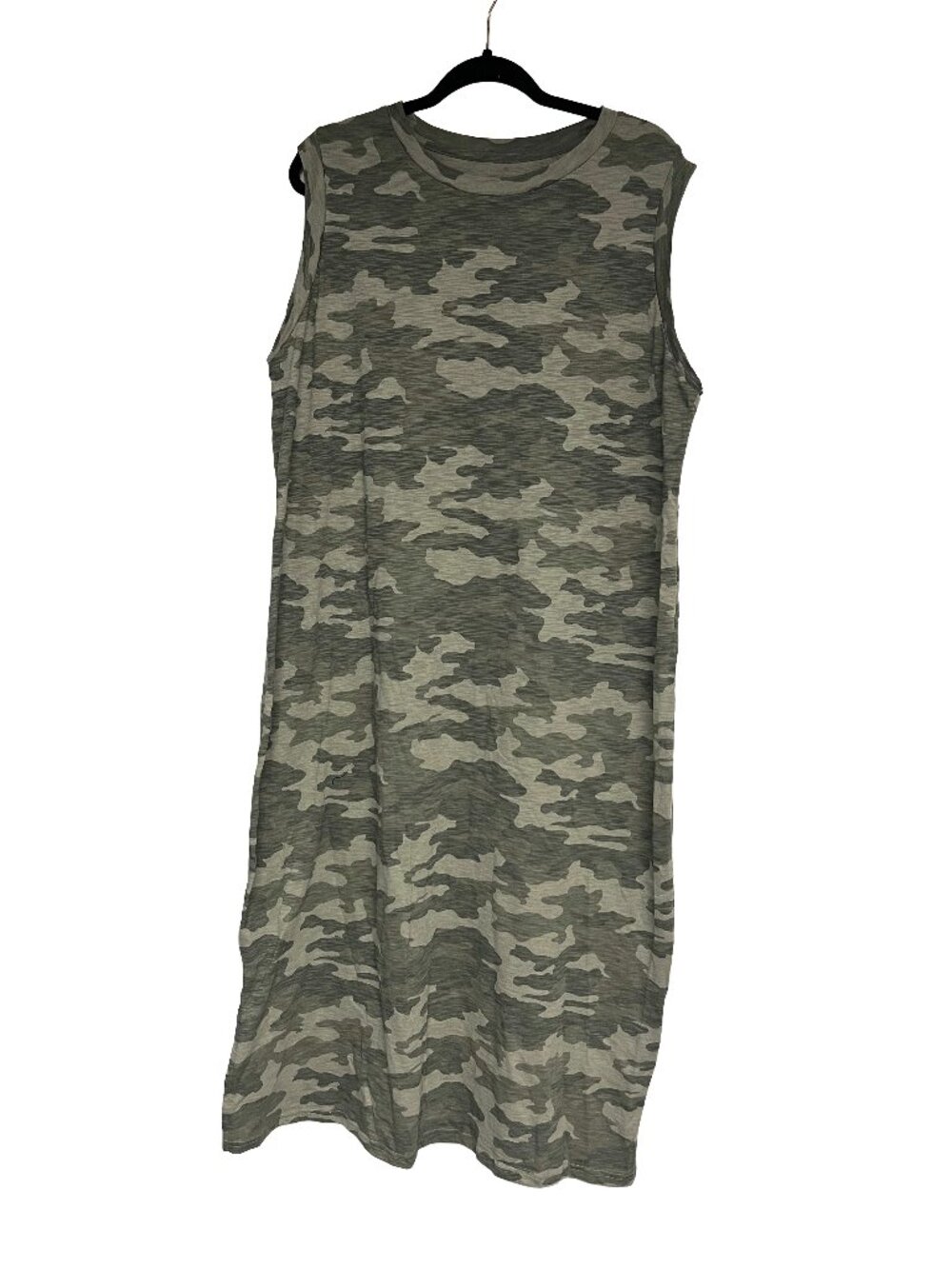 Universal Threads Sleeveless Green Camo Dress - 1X